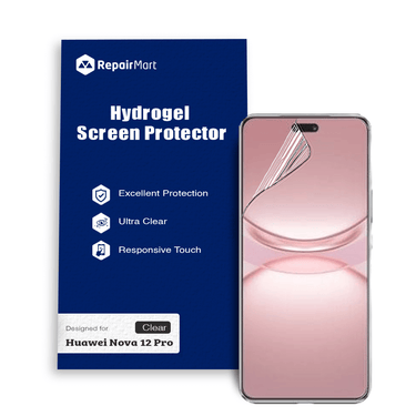 Huawei Nova 12 Pro Compatible Premium Hydrogel Screen Protector With Full Coverage Ultra HD